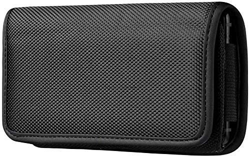 Gürtelclip Holster für Samsung A10 A50 A51 2020 J4 Plus J6 2018 M30s S10 S7 Edge Universal Canvas Handyhalter Tasche Case für Doogee X90 N20 S40, HyRich A60 Maze Alpha X mit Gürtelclipschlaufen