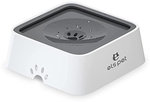 Abreuvoir Flottant Anti-Goutte pour Chien, Gamelle Chien Anti Eclaboussure, Gamelle Anti-Debordement Bol d'Eau Lente Distributeur pour Chiens ou Chats, Bol d'Eau pour Animaux de Compagnie