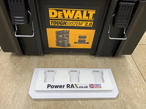 Power Rax Divider and 3 Slot Battery Storage for DeWalt ToughSystem 2.0 DS300