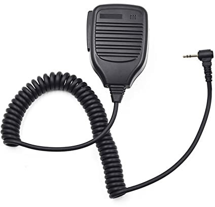 ARSMI Microfono Altoparlante da 2,5 mm da 1 Pin PTT. Mic WALKIE Talkie. MR350R TLKR T5 T7 T60 T80 CB Ricetrasmettitore Radio Adatto for Motorola Fit for Talkabout Microfono walkie-Talkie