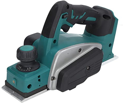 Elektrische Handhobelmaschine, 12000 U/min 18V Akku tragbare elektrische Handhobelmaschine mit Softgrip Schnurlose Holzhobelmaschine Elektrowerkzeug für Holzbearbeitung Fase