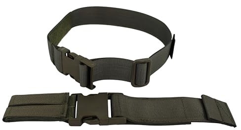 Zentauron - Bein Kit für ABC Schutzmaskentasche - Umrüstsatz für Beintasche mit Höhenverstellbarem Gurt, Anpassbar an Gürtel, MOLLE und PAL Schlaufen, Made in Germany - Oliv, Standard