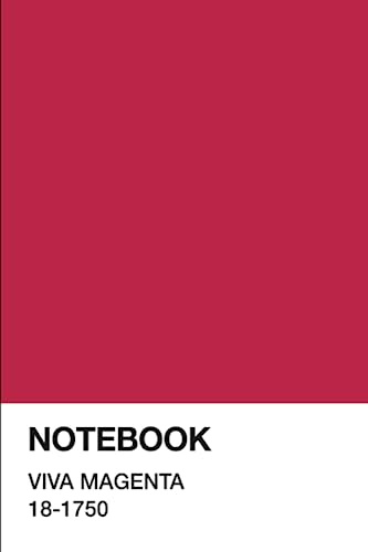 VIVA MAGENTA NOTEBOOK - Color of the Year Edition: Pantone Inspired Composition Notebook 120 pages Journal Notepad 6x9 Diary Planner