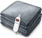 sinnlein® Heizdecke aus Plüsch 180 x 130 cm | elektrische Wärmedecke mit Abschaltautomatik | Kuscheldecke | Timerfunktion | 9 Temperaturstufen | waschbar bis 40°C | Digitalanzeige