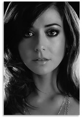 OqcEha Alyson Hannigan Vintage-Poster, Kunst, Stern, Kunstdruck, Wand-Foto, Farbe, hängendes Bild, Familienschlafzimmer, Dekoration, Geschenk, 20 x 30 cm