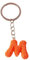 ARFUKA Schlüsselanhänger mit Buchstabe M Romantischer Rosen Alphabet Anhänger Keychain für Autoschlüssel Hausschlüssel & Taschen