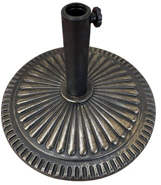 SG Traders 12kg Parasol Base - Heavy Duty Stand for Garden Umbrella, Outdoor Patio Umbrella Stand for Market & Garden umbrella holder, Iron Design Weighted Portable Freestanding Garden Parasol Holder