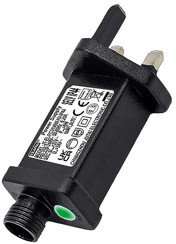 Cozymeow 31V 6W Transformer for Outdoor Lights Transformer Plug, 9 Modes Fairy Lights Plug Adapter with Timer Function, IP44 Waterproof for String Festoon Garden Pond Rope Christmas Light