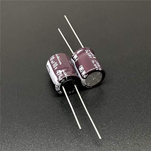 30 Stück 10V470uF PM-Serie 10x12,5mm 10V470uF Aluminium-Elektrolytkondensator mit niedriger Impedanz