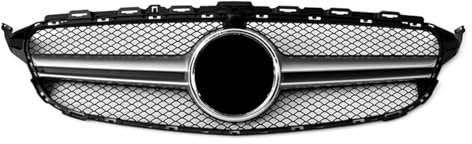 Stoßstangengrill Für Mercedes Für Benz C-Klasse W205 C200 C250 C300 C350 2015-2018 Auto Frontschürze Grille W/Kamera Front Niere Grille
