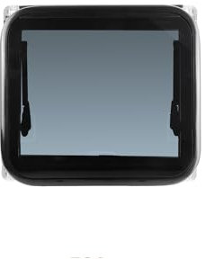 Wohnwagen Ausstellfenster Flach Schwarz Modern 500 x 450mm