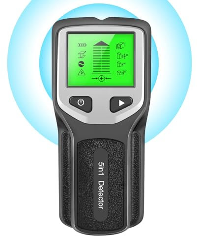 Détecteur de montants en métal, scanner mural de recherche de montants,Détecteur de montants précis Détecteur de montants en bois | Détecteur mural avec écran LCD, détecteur de faisceau central pour m