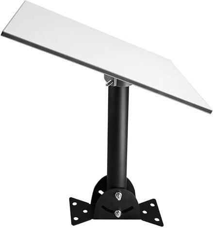 Starlink Satellitenschüssel Halterung Adapter für Dach, Wohnmobil oder Wand Starlink Gen 3 Bodenständer mit Standfuß – Edelstahl-Standhalterung für Starlink-Satellitenschüssel, Bodenmontage, Schwarz
