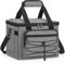 WACCET Borsa Termica Porta Pranzo 15L, Borsa Termica Ufficio Impermeabile e Anti-perdite con Spalla Regolabile Removibile Borse Frigo Grande per Campeggio, Viaggi, Lavoro, Picnic, Spiaggia