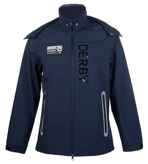 HKM Men's Derby Softshell Jacket, Deep Blue, 3XL