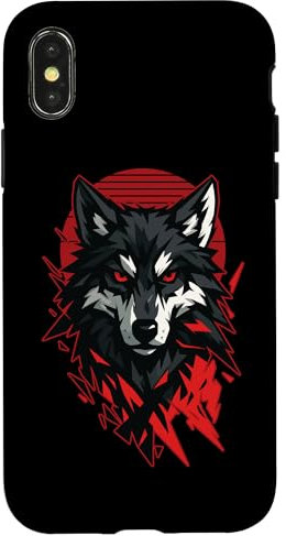 Wolf Lover Rotmond Alpha Wolf Hülle für iPhone X/XS