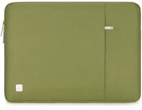 NIDOO 13 Pouces Housse Pochette de Protection Ordinateur Portable pour 13 MacBook Air M4 / iPad Pro M5 / Surface Pro 10/13,3 ThinkPad X13 / ThinkBook 13x / XPS 13 (Plus) /Latitude 7340, Vert Olive