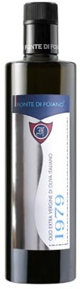 Olio extravergine di oliva 1979 - Fonte Di Foiano - Toscana - Bottiglia di vetro - ML - Frantoio, Moraiolo -