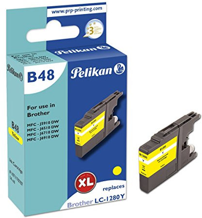 Pelikan B48 Gelb Remanufactured Tintenpatronen Pack of 1