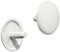 Gedotec Lot de 50 capuchons de vis ronds en plastique blanc RAL 9010 | H1123 | Bouchon de fermeture pour trou de tête PZ2 | Diamètre 12 x 2,5 mm | Bouchons de recouvrement ronds