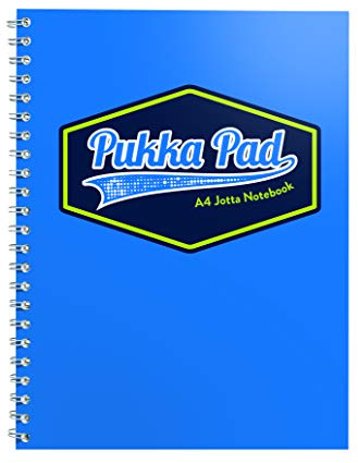 Pukka Pad Vision A4 Wirebound Jotta notebook Ruled 80 gsm – blu 8614- confezione da 3