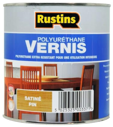 Rustins - Vernis intérieur polyuréthane de haute qualité pour pin - 250ml - (POSP250FR)
