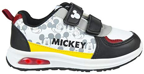 CERDÁ LIFE'S LITTLE MOMENTS Cerdá-Zapatilla con Luz Mickey Mouse de Color Blanco, 25 EU