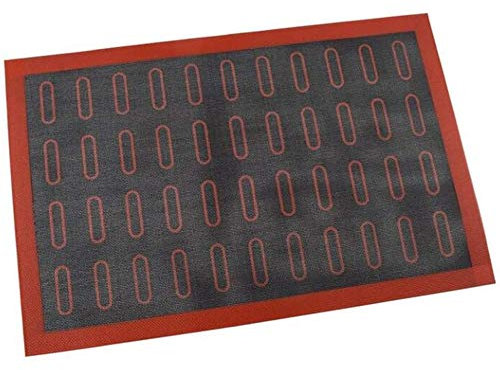 Eclair Tapis de cuisson en silicone anti-adhésif 18/20/44 pour macarons, biscuits, tartelettes, pains, gâteaux, accessoires de pâtisserie, tapis de cuisson, moule à cake