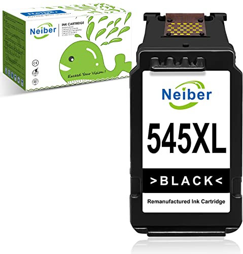 Neiber 545 XL Schwarz, PG-545XL Kompatibel für Canon Druckerpatronen 545, PG 545 Schwarz Kompatibel für Canon Pixma TS3350 MG2550s MG2555s TR4550 TR4500 TR4551 TS3150 TS3151 MG2950 MG3050 MX490 MX495