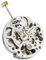 Ntcpefy Automatisches Mechanisches Uhrwerk für 3 Pins Selbstaufzug Mechanische Armbanduhr Teile