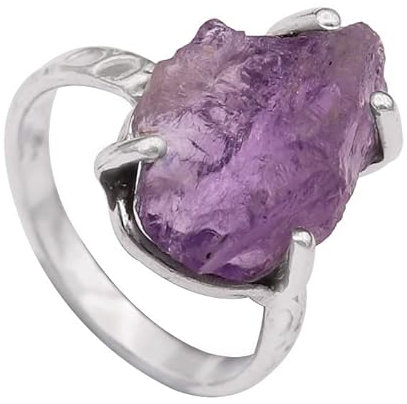 Amethyst Edelstein Bandring 925 Sterling Silber Bandring Männer & Frauen Bandring Alle Größen Bandring Geschenkartikel Handarbeit Jewerly ISR592_75 (23.9)
