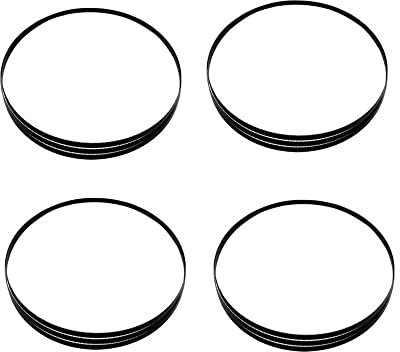 Générique 4 pièces de Rechange SK5 Lames de scie à Ruban à Dents au Sol (1400 mm x 6,35 mm x 12 TPI), adaptées pour Einhell TC-SB 200