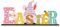 # Osterdekorationszubehör, Kaninchen, Holz, Alphabet, Ornament, dreidimensional, farbiges Buchstaben-Set, Tisch, Osterei, Kaninchen (A, Einheitsgröße)