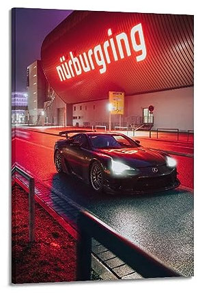 JDM Supercar-Poster für Lexus Lfa, dekoratives Gemälde, Leinwand, Wandkunst, Bild, 30 x 45 cm