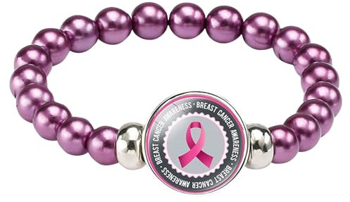 DaPongZhi Octobre Rose 2025 Accessoires Bracelets De Sensibilisation Cancer Du Sein Pour Femmes Fait à La Main Bracelet En Cordon Réglable Bracelet Contre Le Cancer Du Sein Rose Bracelets