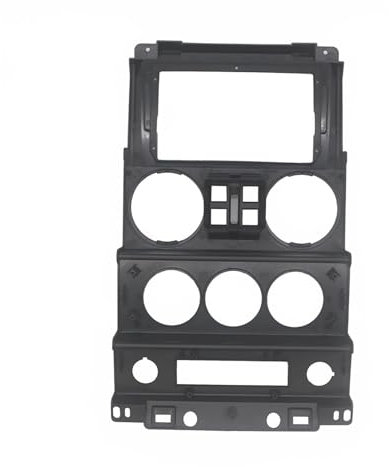 LiuROSE Autoradio Mascherina Telaio per Jeep Wrangler 2008-2010,Radio Multi-Funzione Borsette Telaio Lettore CD Custodia dello Schermo,A-4WD