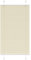 vidaXL Plissee Creme 80x100 cm Stoffbreite 79,4 cm Polyester, Faltrollo, Klemmfix, Plisseerollo, Jalousie, Rollo, Plisseerollo für Fenster
