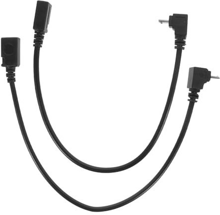OSALADI 2pcs Angled Micro Usb Cable Right Angle Charging Cable for Fast Charging Data Sync Usb to