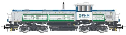 Rivarossi HR2924S FNM/Trenord, Diesellokomotive Effishunter 1000, grau/blau/grün, Ep. VI, mit DCC-Sounddecoder Diesellokomotive