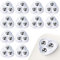 12 Pcs Self Adhesive Caster Wheels Self-Adhesive Kitchen Appliance Sliders 360° Rotation Appliance Wheels Suitable for Small Furniture Trash Can Kitchen Appliance Storage