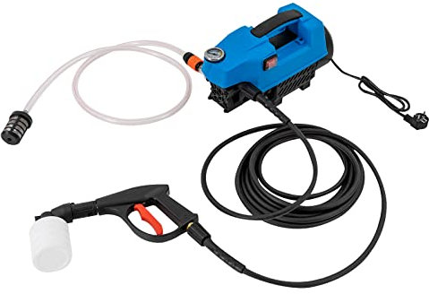 Nettoyeur haute pression - Kit de qualité supérieure - Pompe de lavage automatique pour la maison - Pistolet à eau haute pression avec 3 modes de nettoyage - 33 x 14 x 24 cm