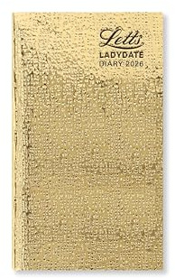 Letts of London Ladydate Slim Wochenansicht 2026 Terminplaner – Gold 26-TLADYSLIM