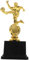 TOYANDONA Trophée De Football Trophée De L'Euro De Football Trophées Coupe du Joueur Trophée De Football en Forme D'Athlète Décorations De Fête De Football Ornements De Match Petite