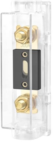 Heschen Audio/Video/Stereo ANL-Sicherungshalter, 0/2/4 Gauge, mit 300-Ampere-ANL-Sicherung