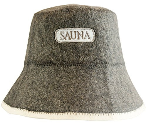 DIYer - Sombrero para sauna - sombrero motivo bordadoSauna - 100% algodón - gorra de fieltro para sauna