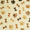 Bello - Microteddy Stoff mit Hunde Motiven - Hundestoff/Kinderstoff - extra weicher Flor (per 0,5m)
