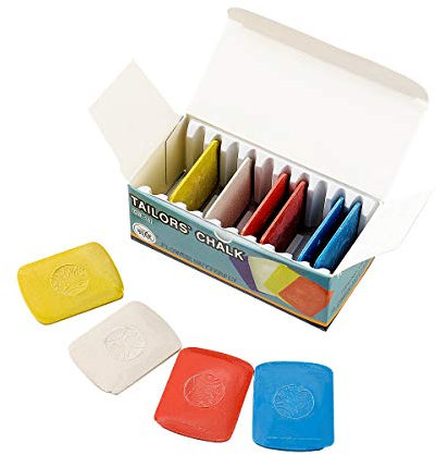 Ultnice 10 Stück Schneiderkreide für Stoff, Markierungen, Kreide, Schneiderei, zum Basteln, zum Nähen von Ersatzteilen