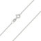 MATERIA Schmuck feine 925 Silber Panzerkette 1mm - Damen Halskette silber in 40-120 cm verfügbar #K32, Länge Halskette:100 cm