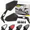 Rückspiegel Spiegel Set kompatibel mit Gilera Runner 50, 125, 180, SP, Purejet (V6)