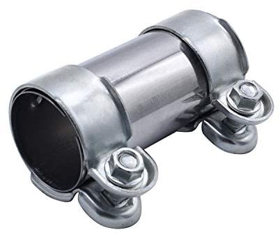 TAKPART Morsetto universale doppio per tubo di scarico, diametro 50 x 125 mm